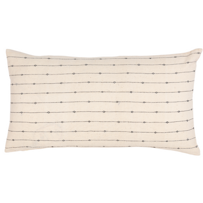 Nakra Embroidered Lumbar Pillow Cover