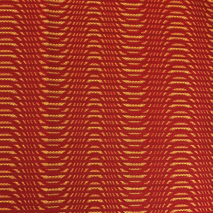 New Earth Ripple Red Luxury Throw Pillow - Plutus Brands