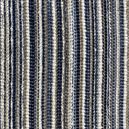 New Hampton Ivory and Blue Luxury Throw Pillow - Plutus Brands