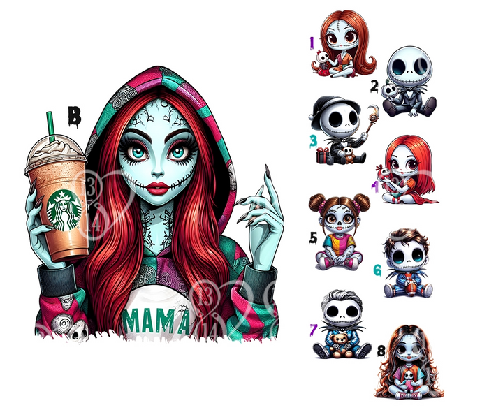 Nightmare Mama | Personalized 20 oz Tumbler