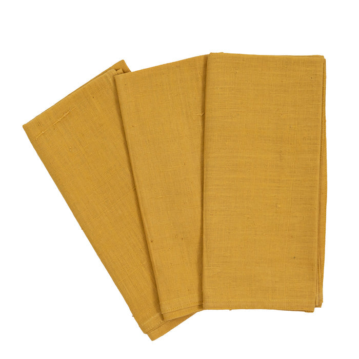 Ocher Khadi Napkins