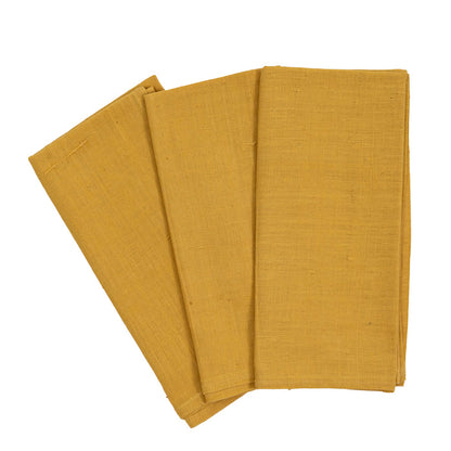 Ocher Khadi Napkins