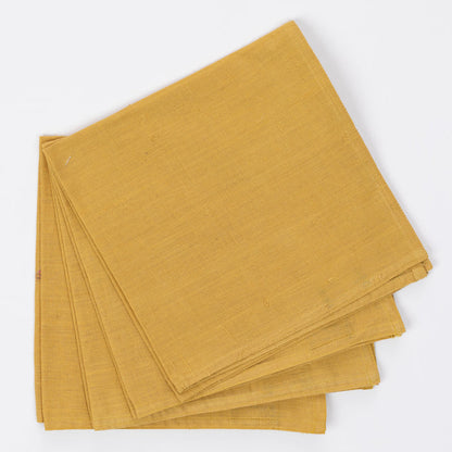Ocher Khadi Napkins
