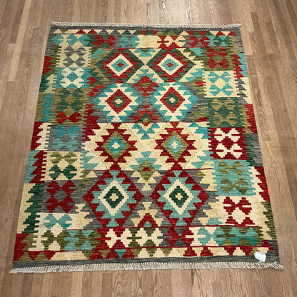 Pakistani Flat-Weave - 5'3” X 6'1”