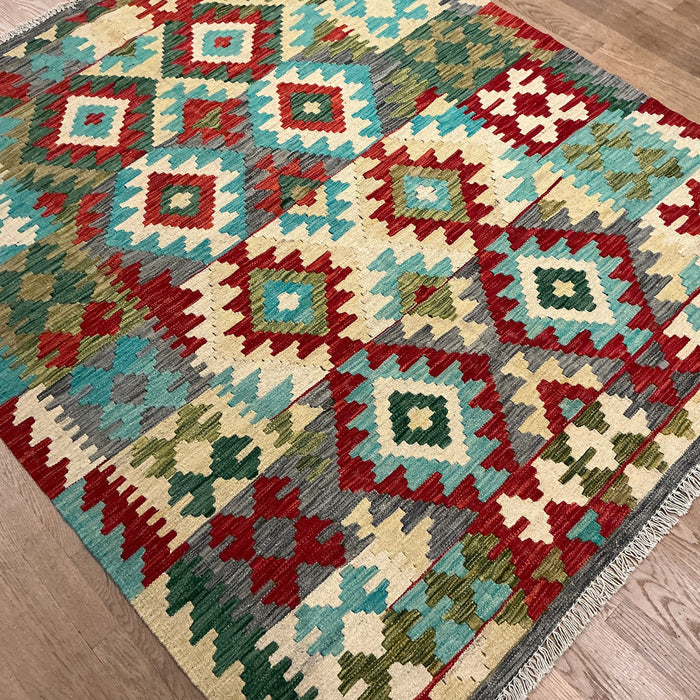 Pakistani Flat-Weave - 5'3” X 6'1”