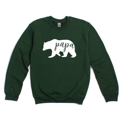 Papa Bear crewneck sweatshirt