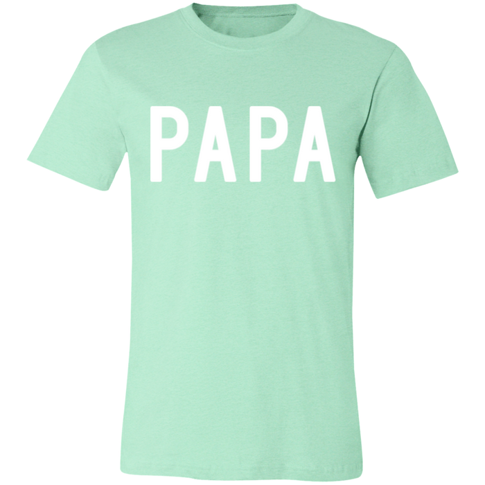 PAPA graphic t-shirt in Heather Mint