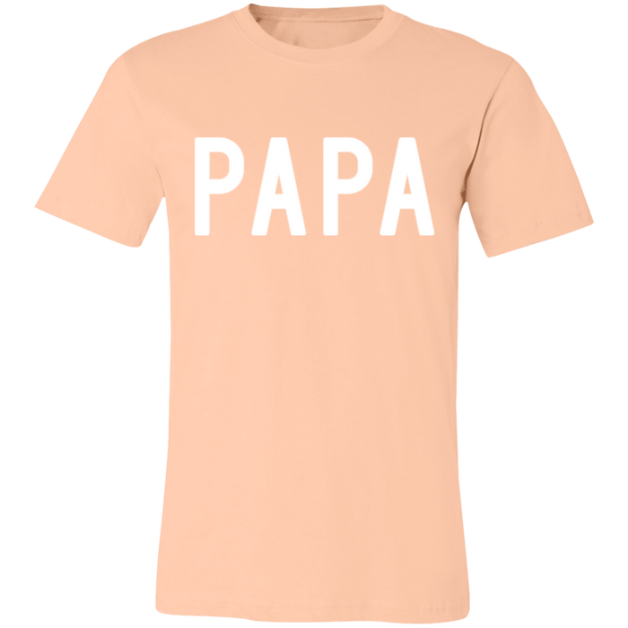 PAPA graphic t-shirt in Heather Peach