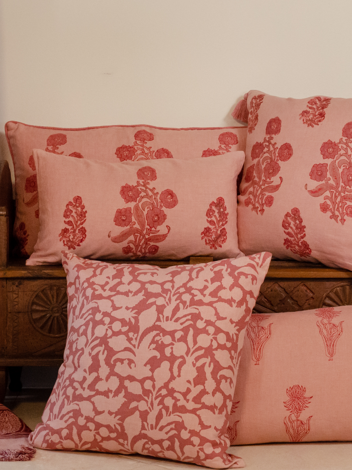Peacock Garden Decorative Pillow Cover
