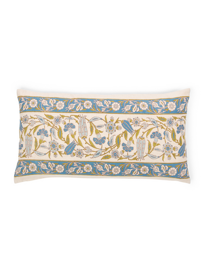 Peshawar Blue/Green Lumbar Pillow