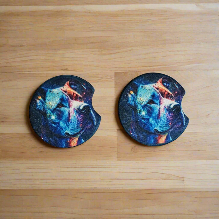 Pitbull | Car Coaster Set