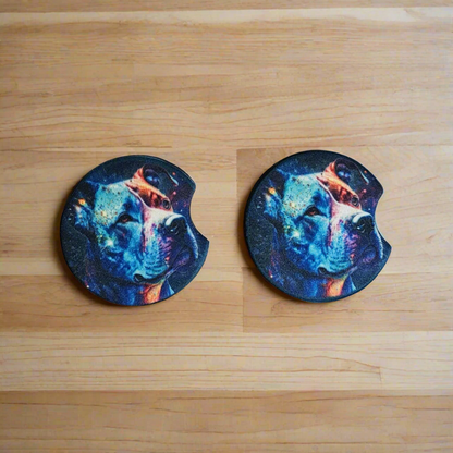 Pitbull | Car Coaster Set