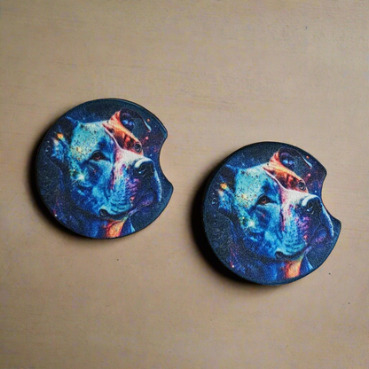Pitbull | Car Coaster Set