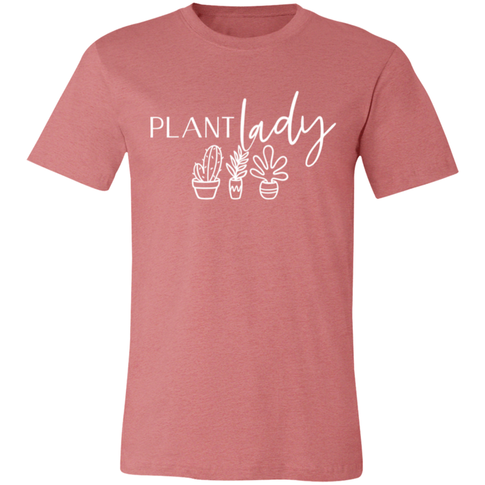 Plant Lady graphic t-shirt in Heather Mauve