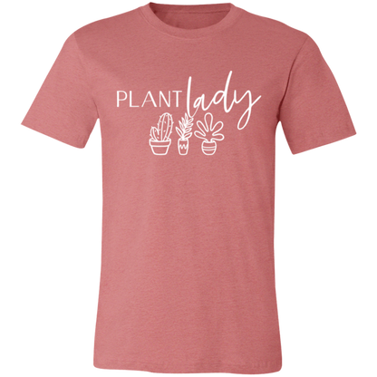 Plant Lady graphic t-shirt in Heather Mauve