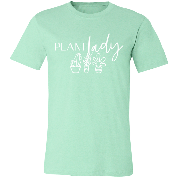 Plant Lady graphic t-shirt in Heather Mint