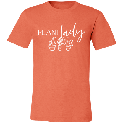 Plant Lady graphic t-shirt in Heather Orange