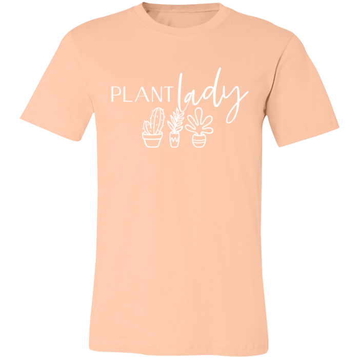 Plant Lady graphic t-shirt in Heather Peach