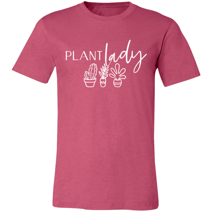 Plant Lady graphic t-shirt in Heather Raspberry