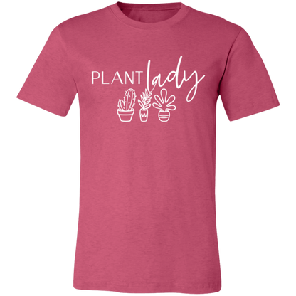 Plant Lady graphic t-shirt in Heather Raspberry