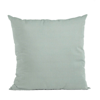 Plutus Aqua Solid Shiny Velvet Luxury Throw Pillow - Plutus Brands