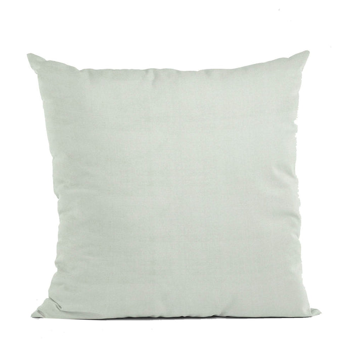 Plutus Baby Blue Solid Shiny Velvet Luxury Throw Pillow - Plutus Brands