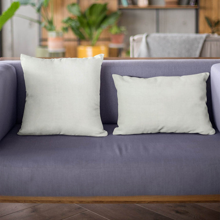 Plutus Baby Blue Solid Shiny Velvet Luxury Throw Pillow - Plutus Brands