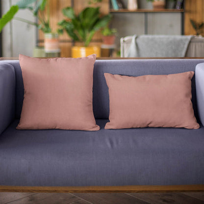 Plutus Baby Pink Solid Shiny Velvet Luxury Throw Pillow - Plutus Brands