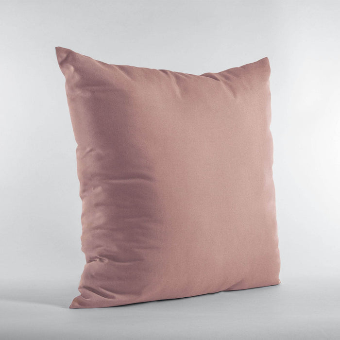 Plutus Baby Pink Solid Shiny Velvet Luxury Throw Pillow - Plutus Brands