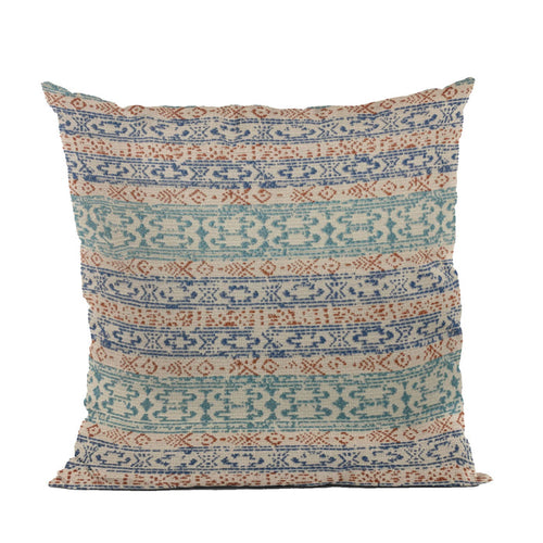 Plutus Blue Lined Stripe Luxury Throw Pillow - Plutus Brands
