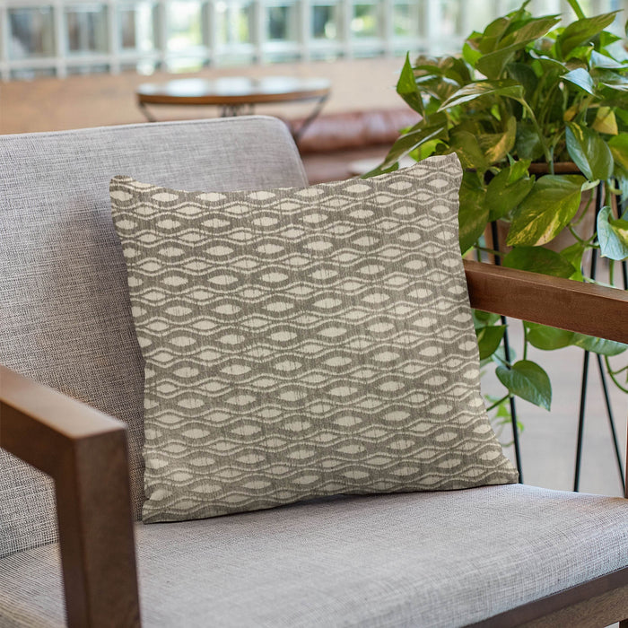 Plutus Brown Bites Dot Luxury Throw Pillow - Plutus Brands