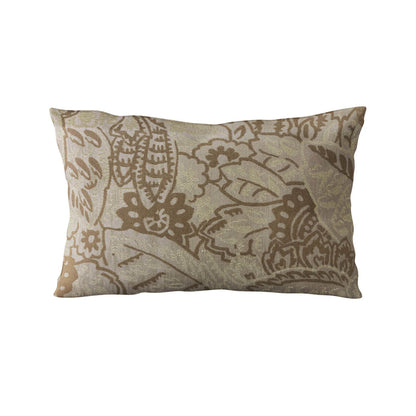 Plutus Brown Mustard Jacquard Luxury Throw Pillow - Plutus Brands