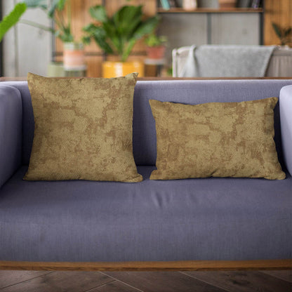 Plutus Burnished Bronze Hidden Map Textured Gound Cloth With Diamond Pattern - Plutus Brands