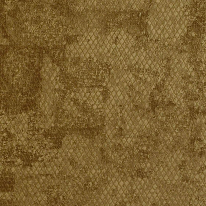 Plutus Burnished Bronze Hidden Map Textured Gound Cloth With Diamond Pattern - Plutus Brands