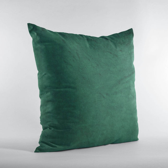 Plutus Emerald Lux Velvet Shiny Velvet Luxury Throw Pillow - Plutus Brands
