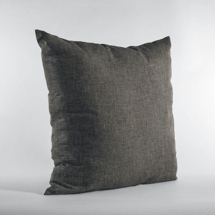 Plutus Espresso Waffle Textured Solid, Sort Of A Waffle Texture Luxury Throw Pillow - Plutus Brands
