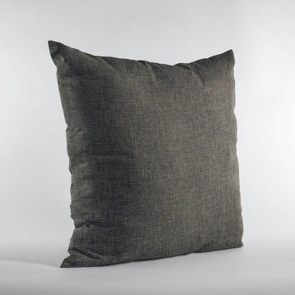 Plutus Espresso Waffle Textured Solid, Sort Of A Waffle Texture Luxury Throw Pillow - Plutus Brands