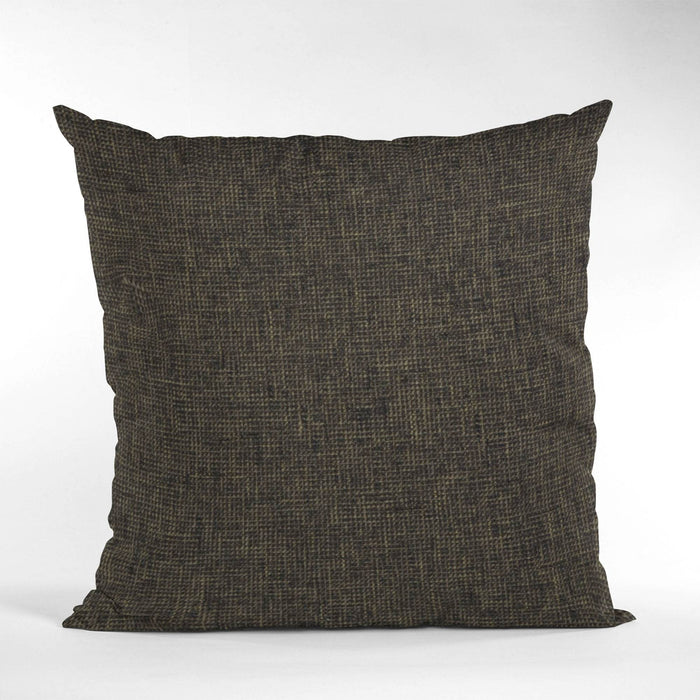 Plutus Espresso Waffle Textured Solid, Sort Of A Waffle Texture Luxury Throw Pillow - Plutus Brands