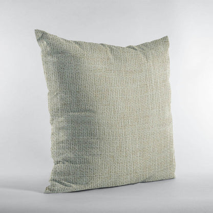 Plutus Flax Wall Textured Solid, With Open Weave. Luxury Throw Pillow - Plutus Brands