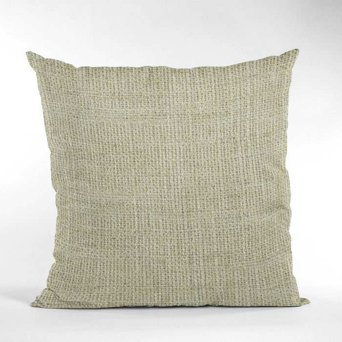 Plutus Flax Wall Textured Solid, With Open Weave. Luxury Throw Pillow - Plutus Brands