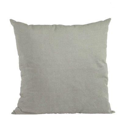 Plutus Grey Solid Shiny Velvet Luxury Throw Pillow - Plutus Brands