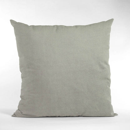 Plutus Grey Solid Shiny Velvet Luxury Throw Pillow - Plutus Brands