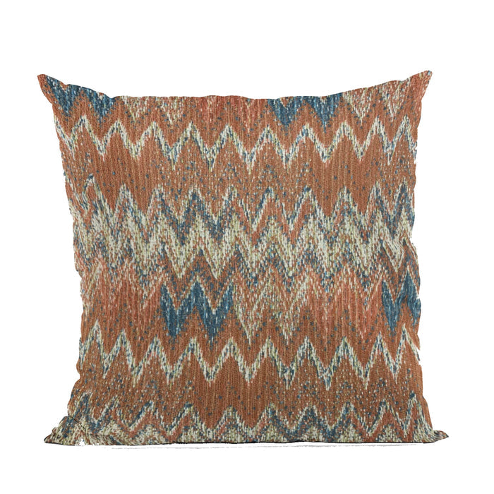 Plutus Multi-Color Wave Chevron Luxury Throw Pillow - Plutus Brands