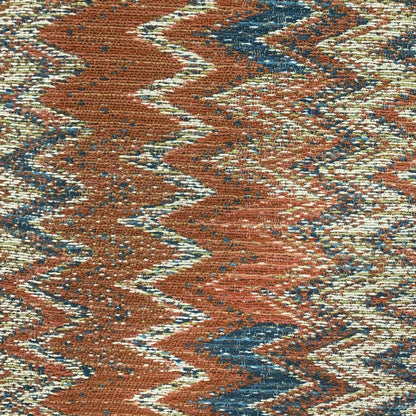 Plutus Multi-Color Wave Chevron Luxury Throw Pillow - Plutus Brands