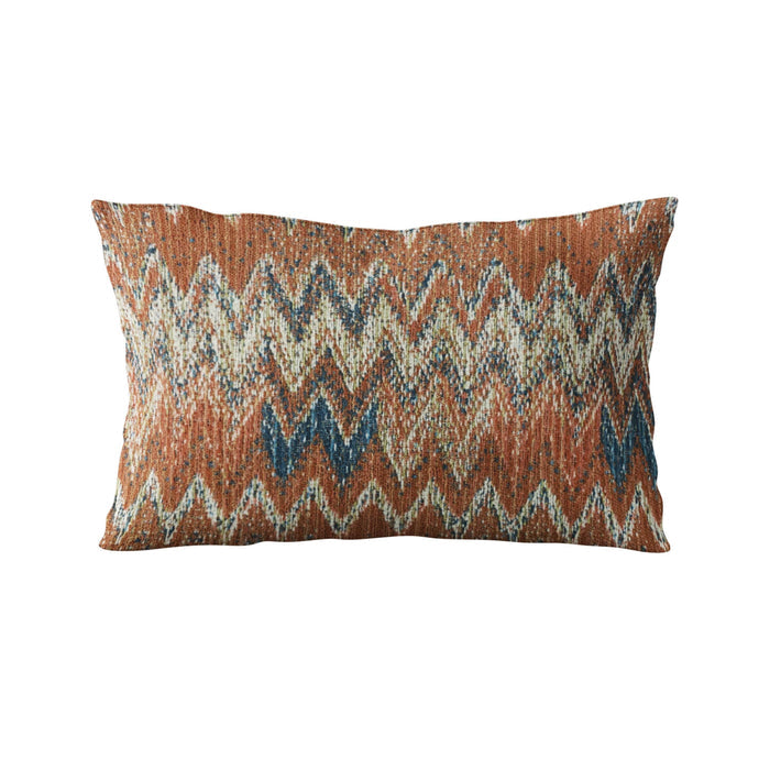 Plutus Multi-Color Wave Chevron Luxury Throw Pillow - Plutus Brands