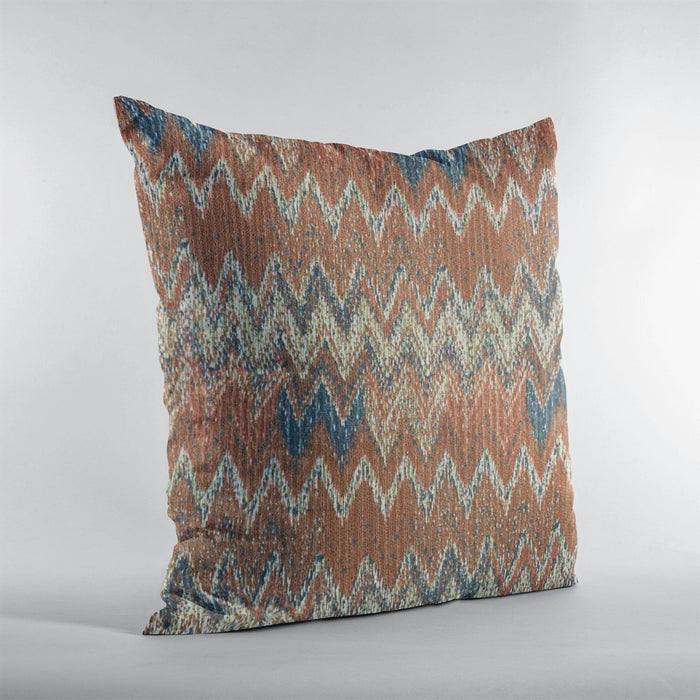 Plutus Multi-Color Wave Chevron Luxury Throw Pillow - Plutus Brands
