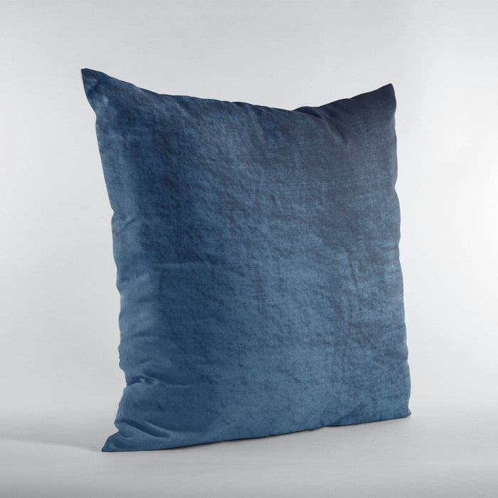 Plutus Navy Lux Velvet Shiny Velvet Luxury Throw Pillow - Plutus Brands