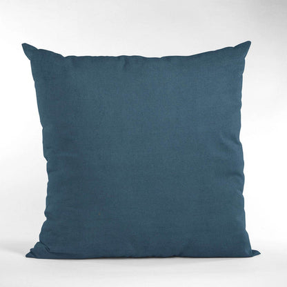 Plutus Navy Solid Shiny Velvet Luxury Throw Pillow - Plutus Brands