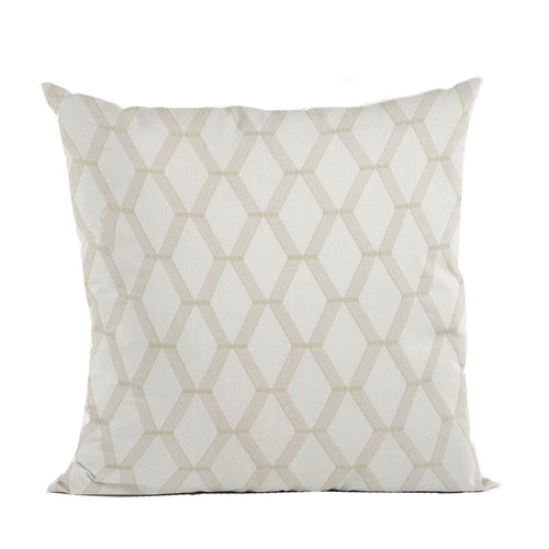 Plutus Pearl Diamond Shiny Fabric With Embroydery Luxury Throw Pillow - Plutus Brands