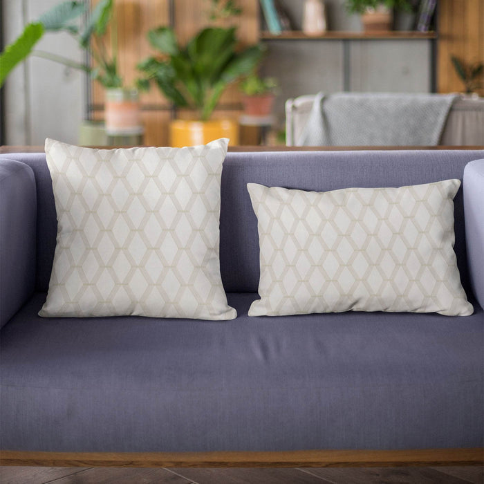 Plutus Pearl Diamond Shiny Fabric With Embroydery Luxury Throw Pillow - Plutus Brands